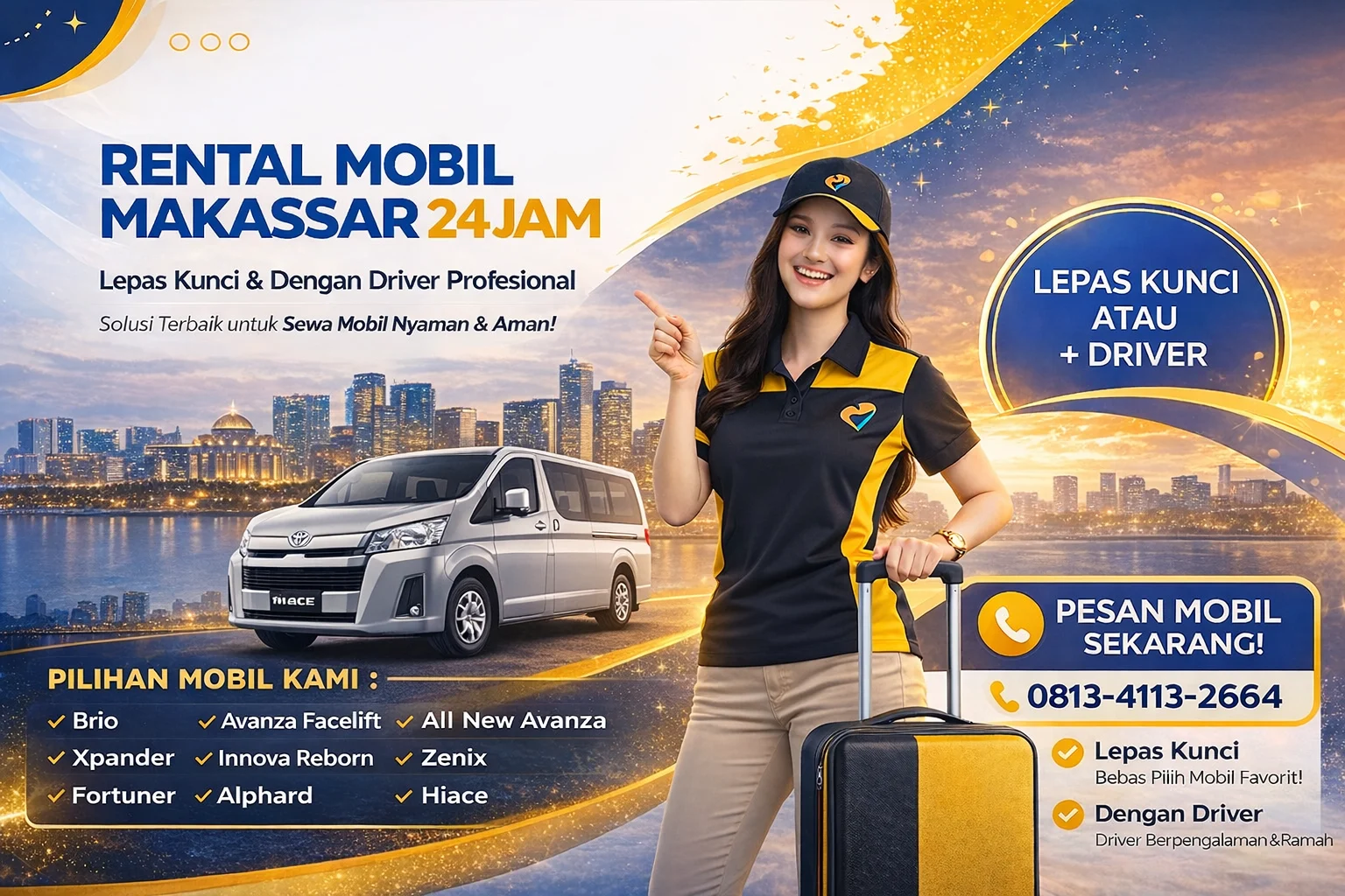 Rental Mobil Makassar 24 Jam Tri Arwin